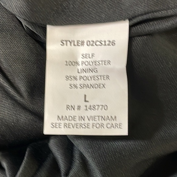 SIENNA SKY Women's Satin Leopard Print A-Line Midi Skirt Size L - Picture 8 of 8